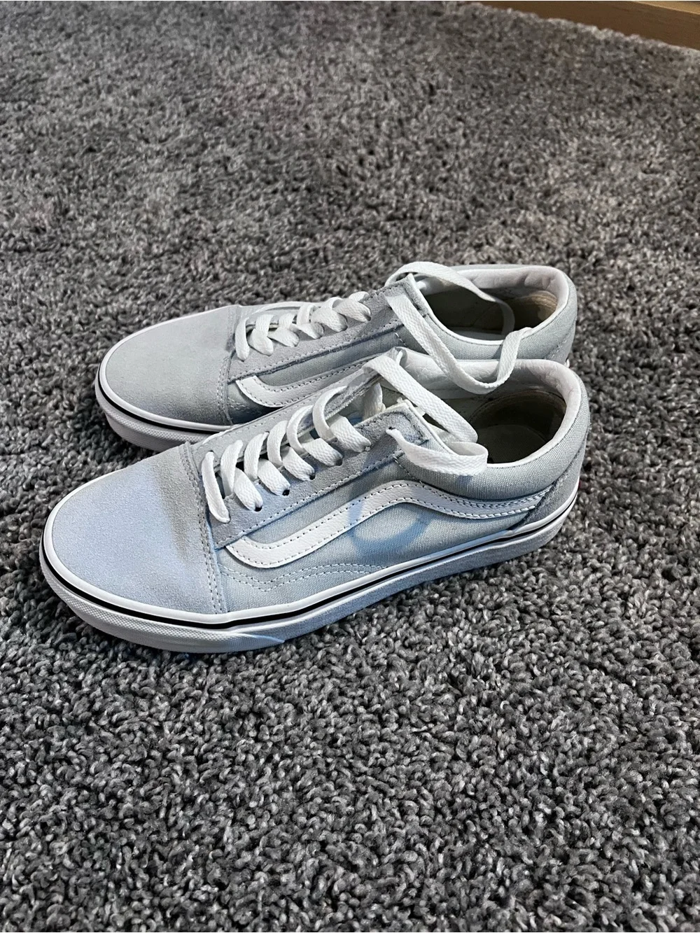 Vans old school baby blue sneakers men’s 5.0/womens 6.5